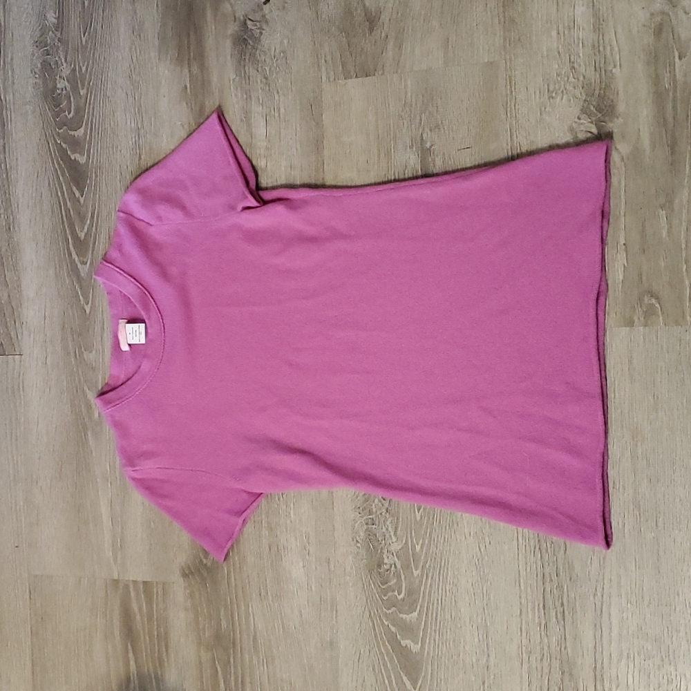 J. Crew Short-Sleeve Cashmere Sweater